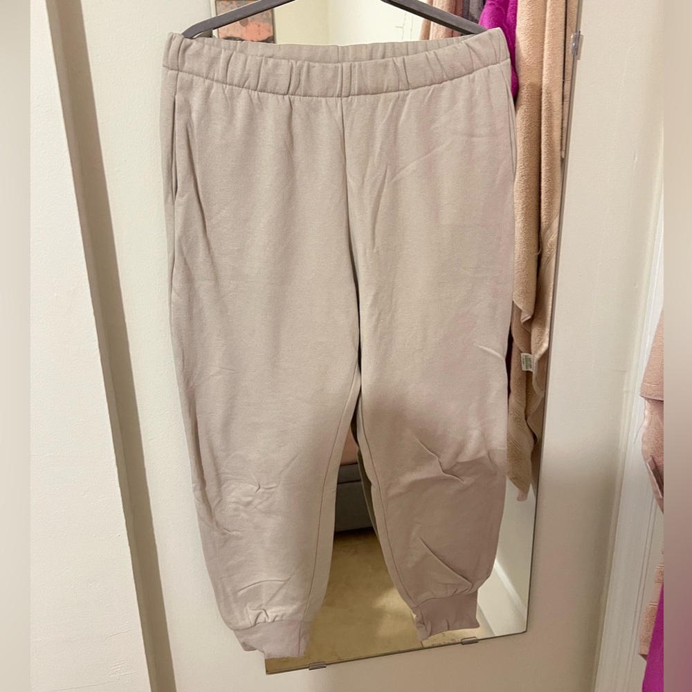 H&M stone coloured sweatpants